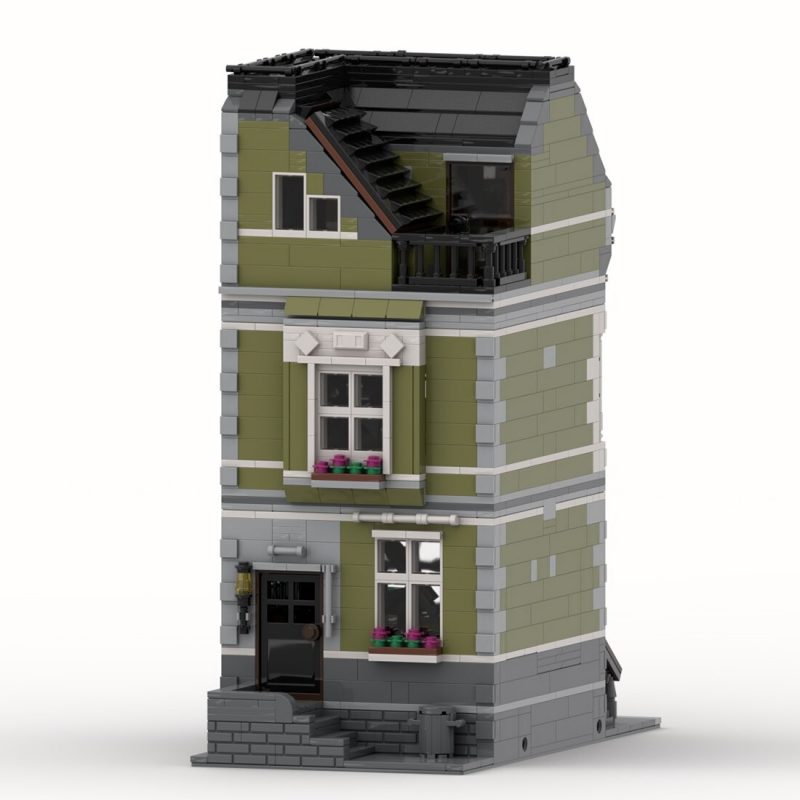 MOCBRICKLAND MOC-119122 Old English Town House