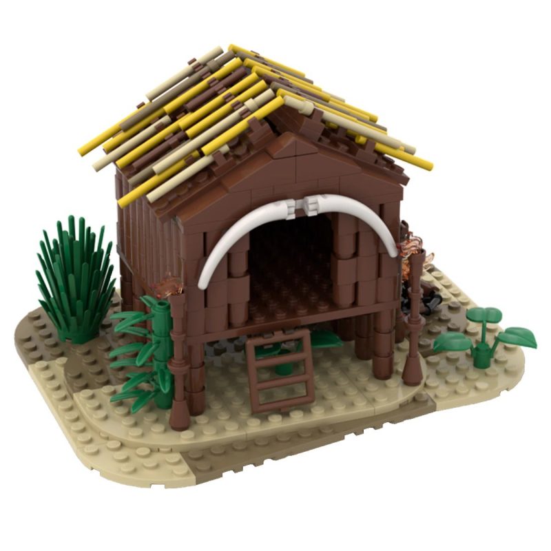 MOCBRICKLAND MOC-75850 Medieval Wooden Hut
