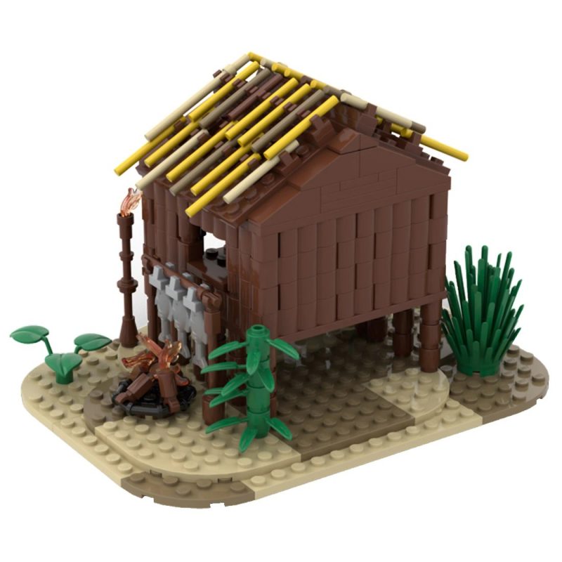 MOCBRICKLAND MOC-75850 Medieval Wooden Hut