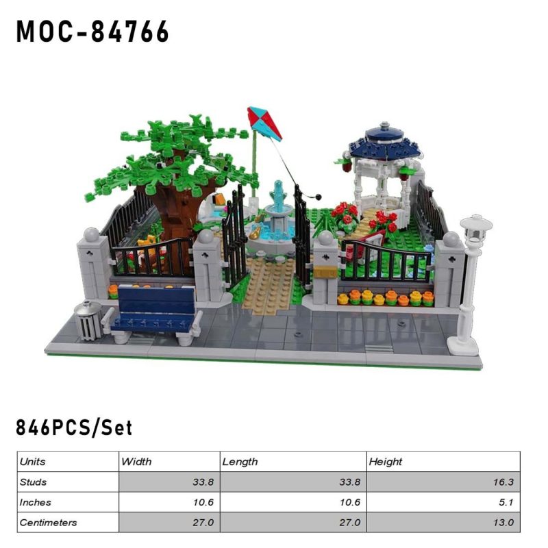 MOCBRICKLAND MOC-84766 Modular Urban Park