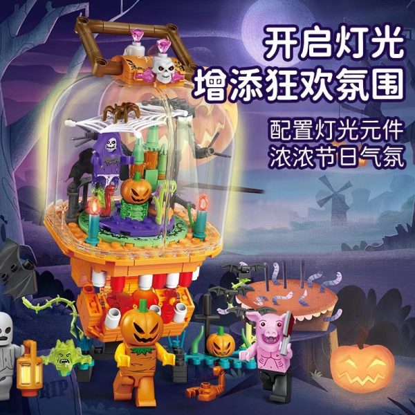 Halloween Lantern Tricky Magic Night Sembo 605021 Creator With 358 Pieces 3