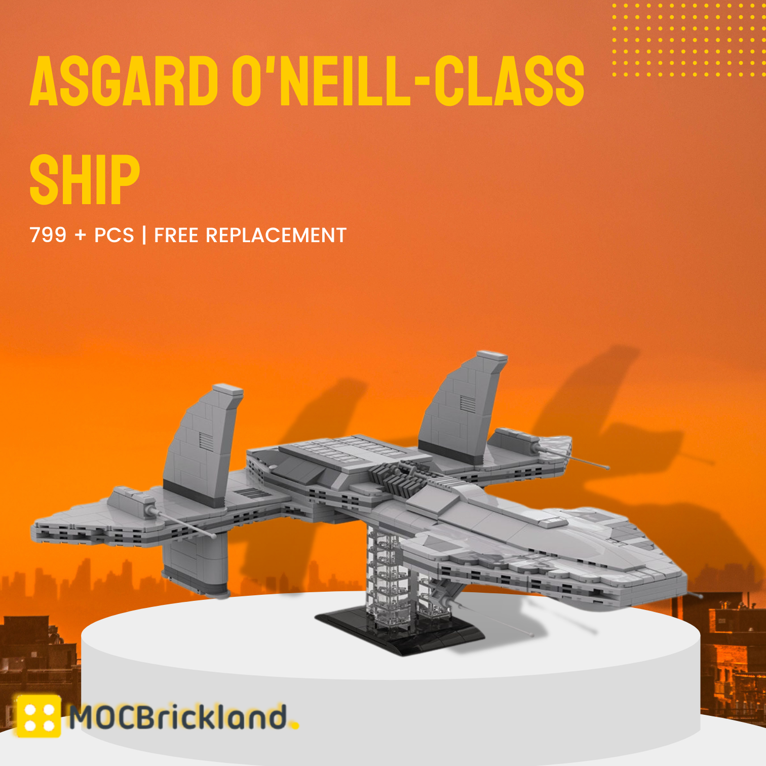 Asgard O'neill Class Ship Moc 125762