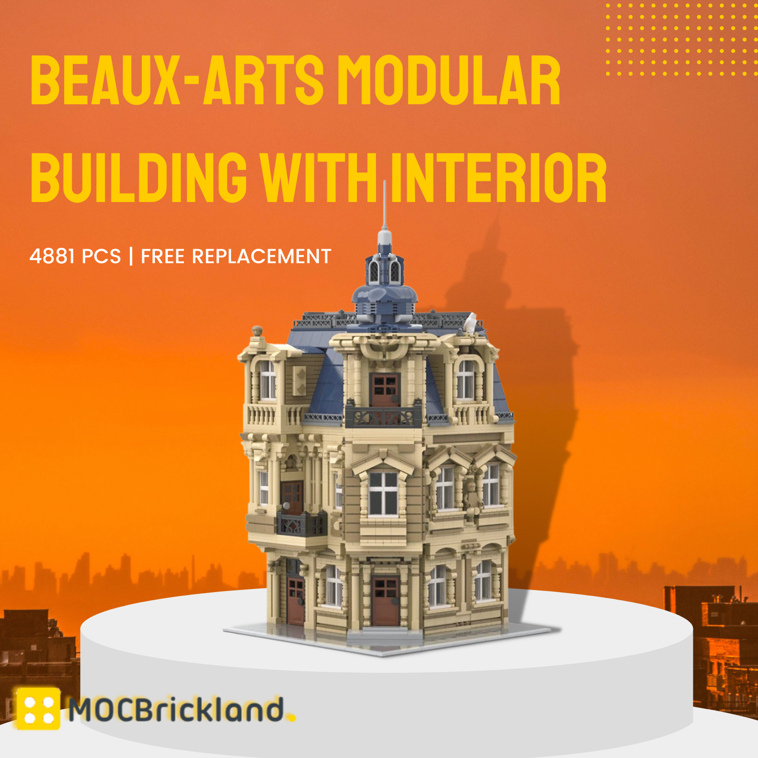 Beaux Arts Modular Building With Interior Moc 100562