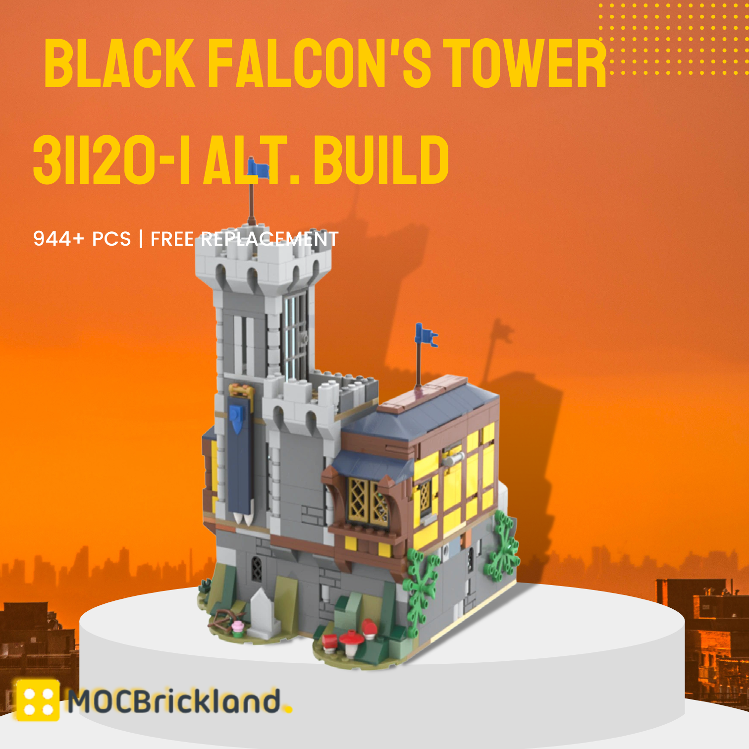 Black Falcon's Tower 31120 1 Alt. Build Moc 115655