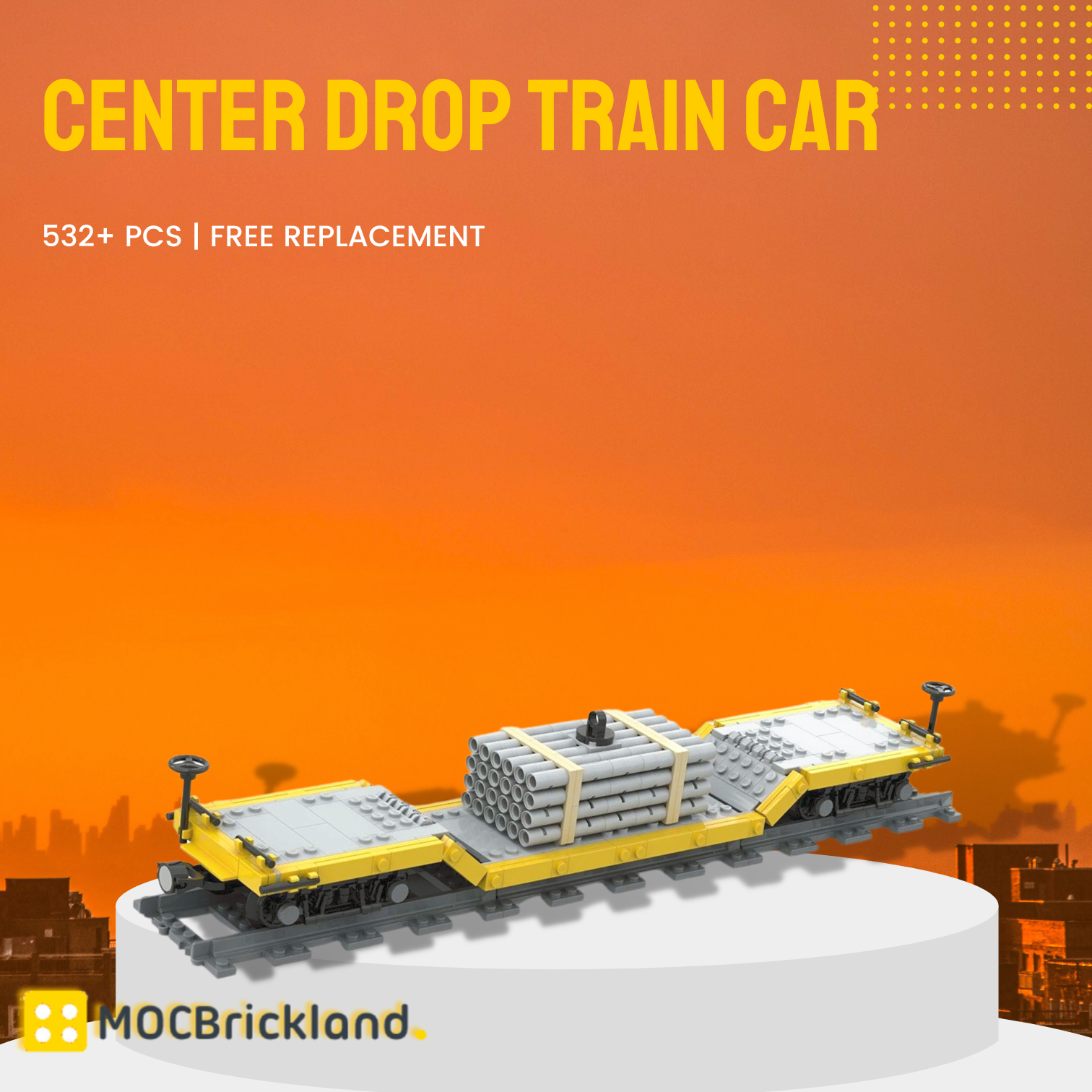 Center Drop Train Car Moc 46691