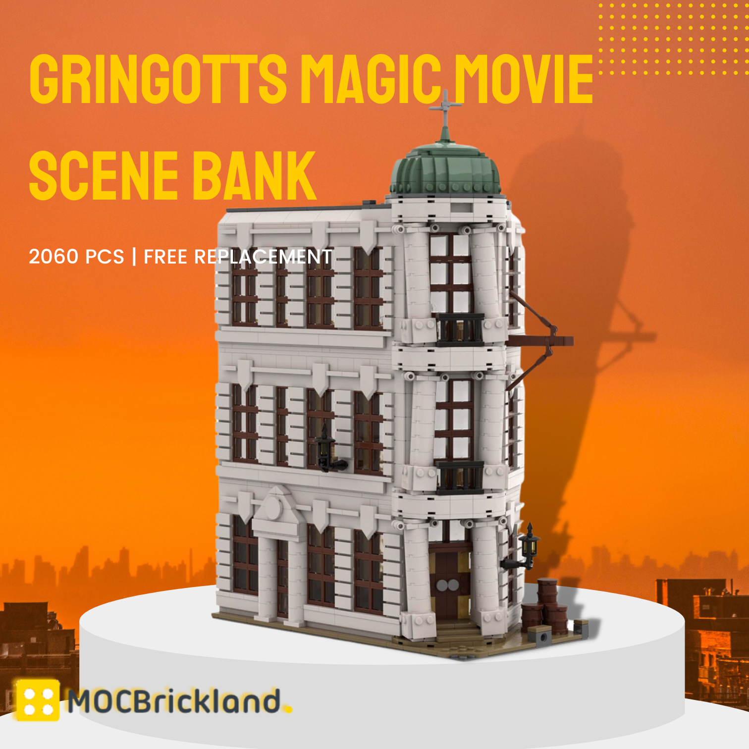 Gringotts Magic Movie Scene Bank Moc 74217