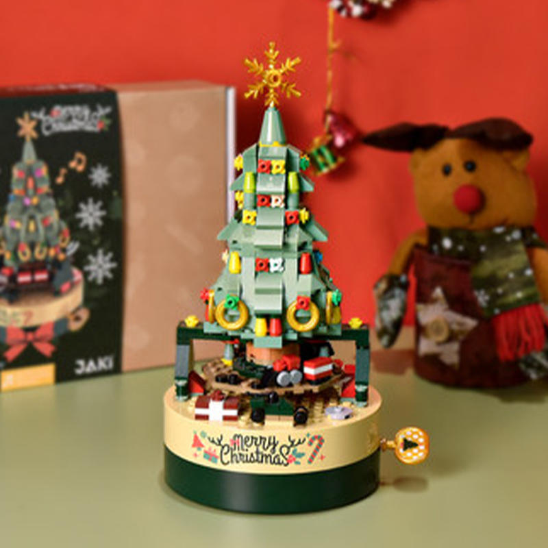Jaki 1302 Christmas Gift Toys Diy Music Box Christmas Tree 3