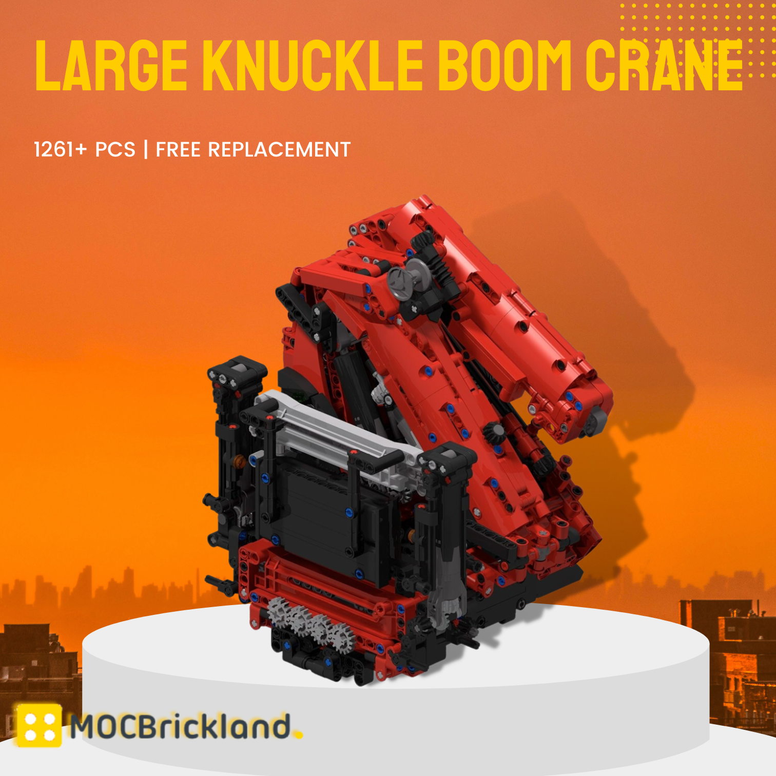 Large Knuckle Boom Crane Moc 101513 1