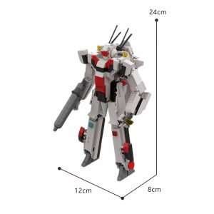 Moc 124574 Robotech Macross Valkyrie B Mech Mode 2