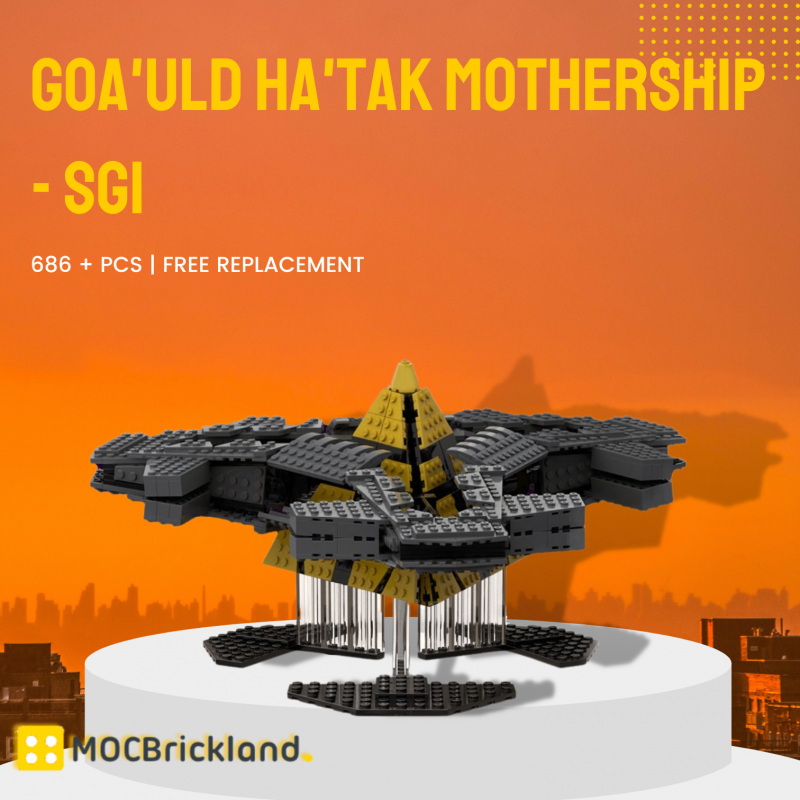 MOCBRICKLAND MOC-124664 Goa’uld Ha’Tak Mothership – SG1 