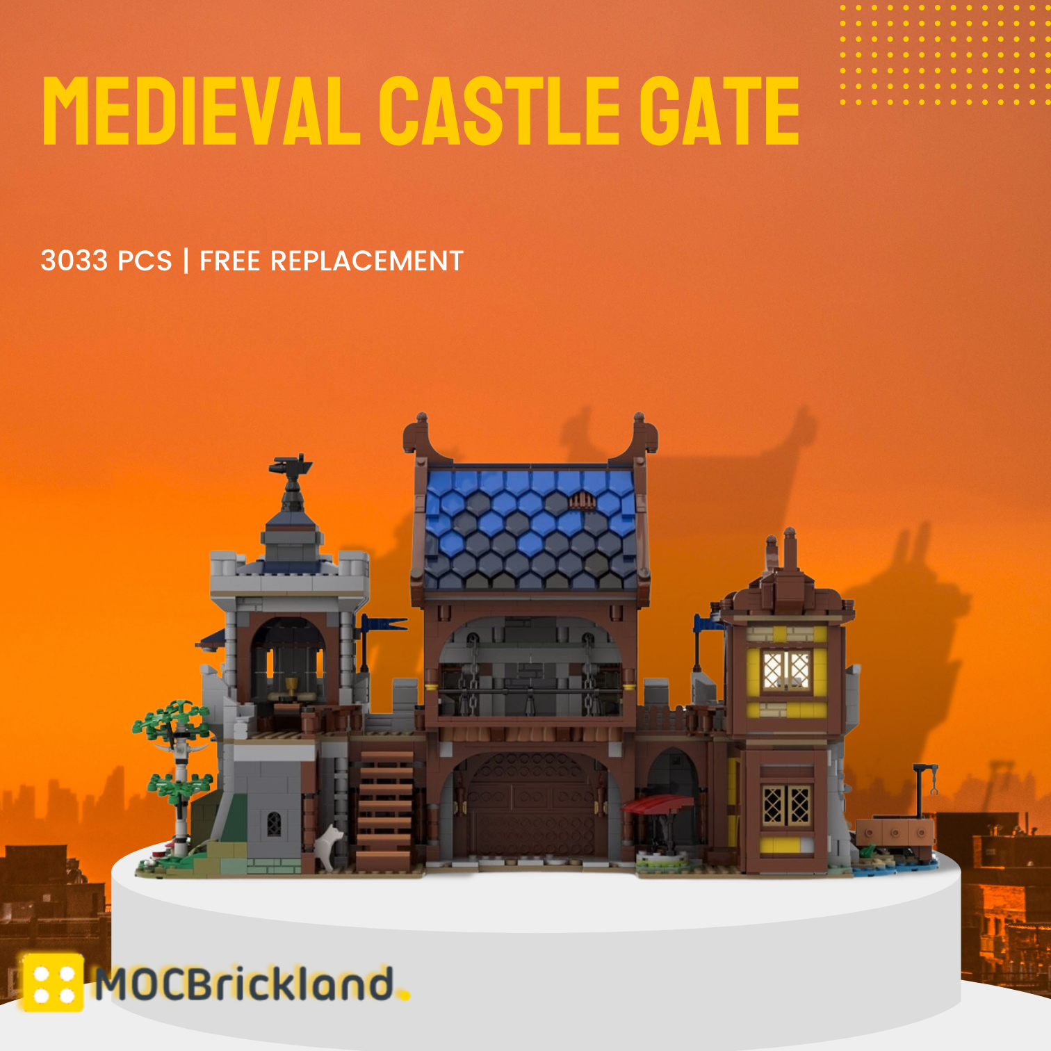 Medieval Castle Gate Moc 114472