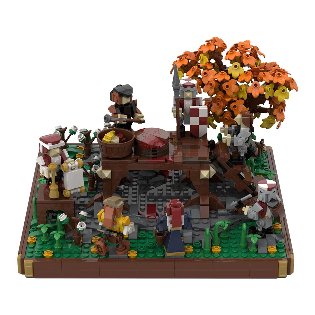 Medieval Execution Of Two Robber Knights Moc 109831 6