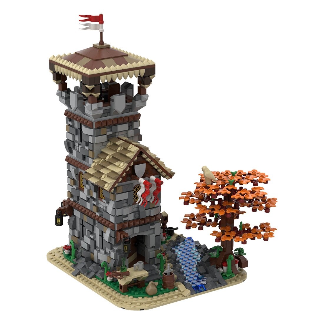 Medieval Guard House By The River Version 2.0 Moc 106523 5 (2)