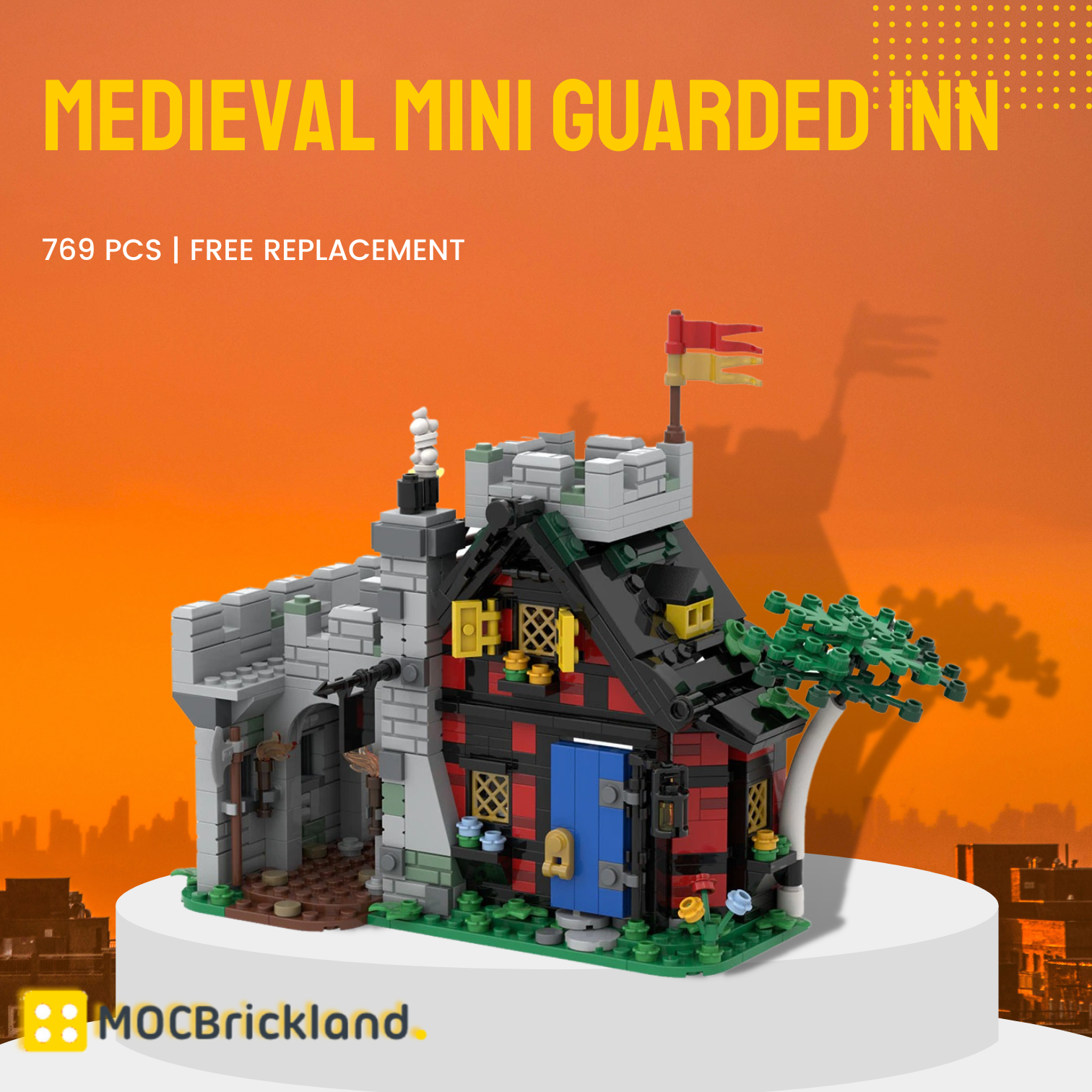 Medieval Mini Guarded Inn Moc 114616