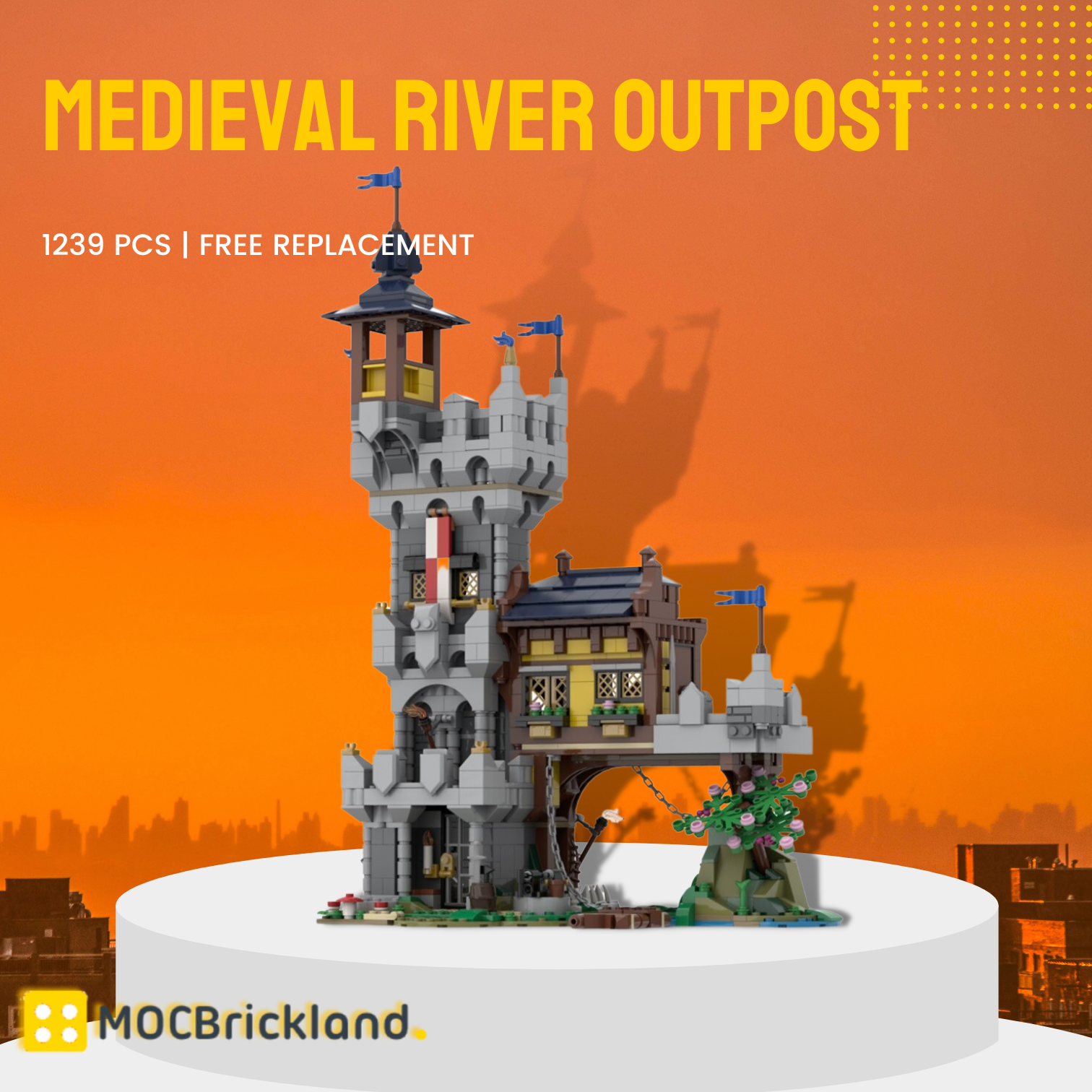 Medieval River Outpost Moc 128084