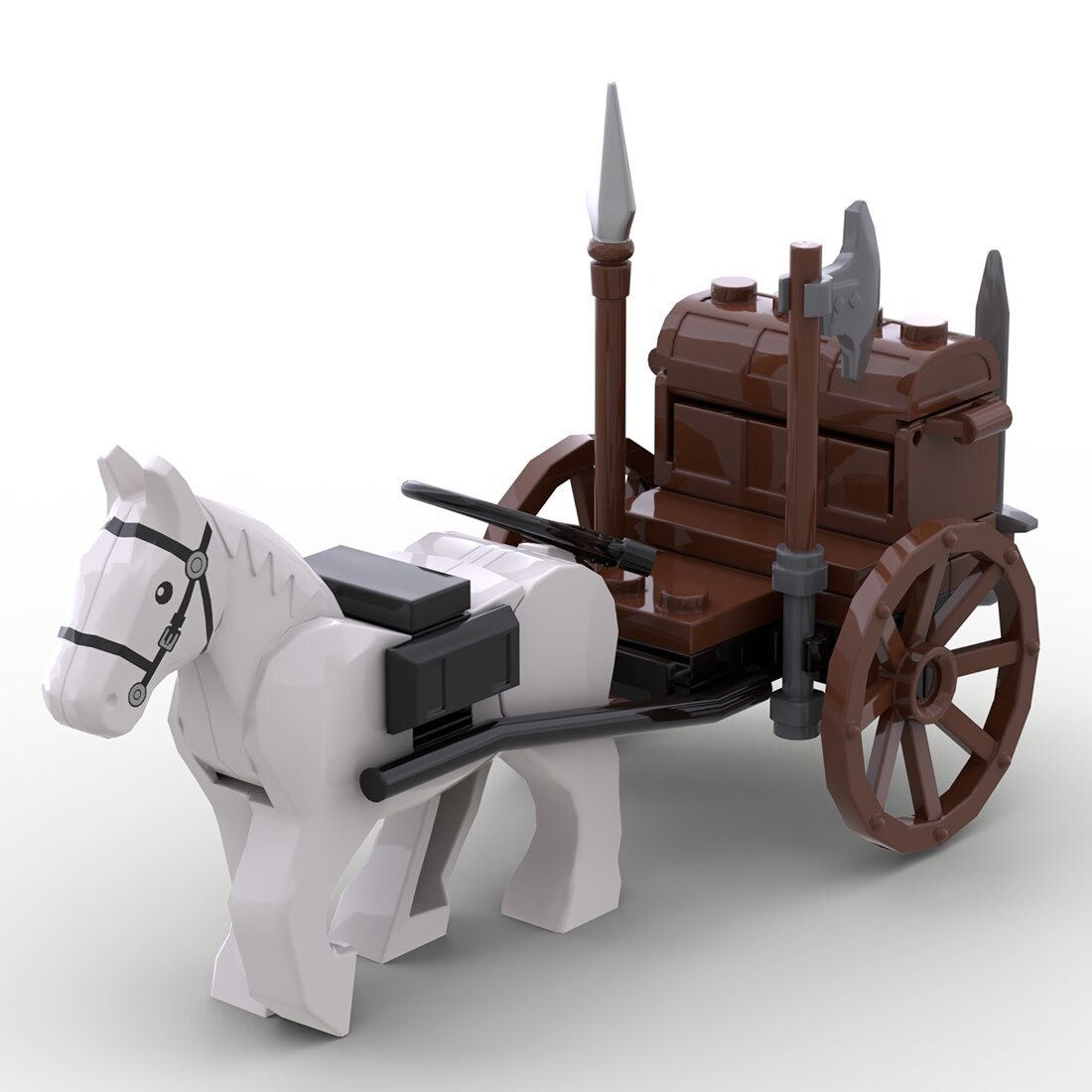 Medieval Supply Wagon Moc 87090 5