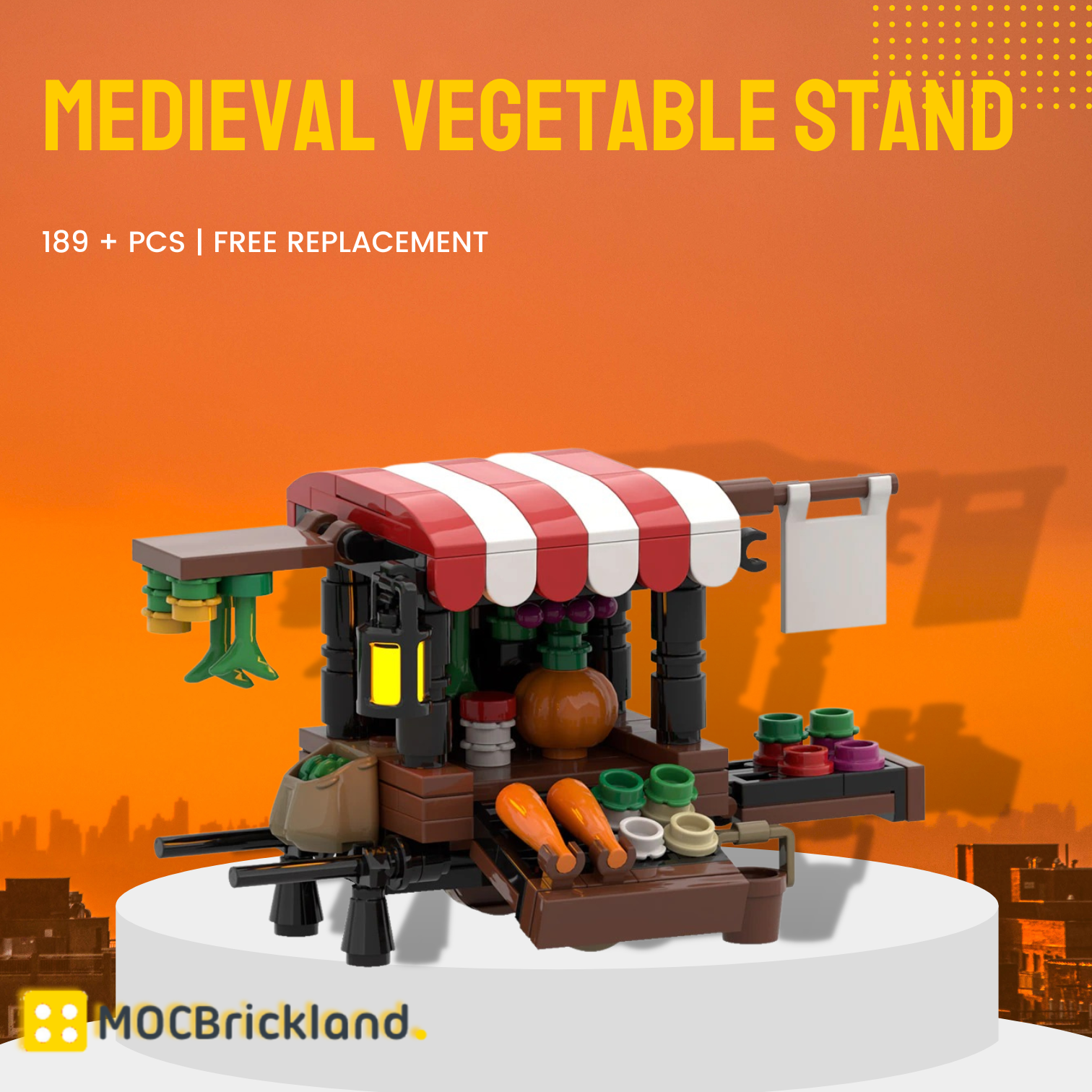Medieval Vegetable Stand Moc 114509
