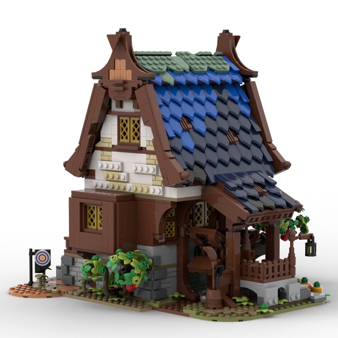Medieval Water Mill Moc 82443 5