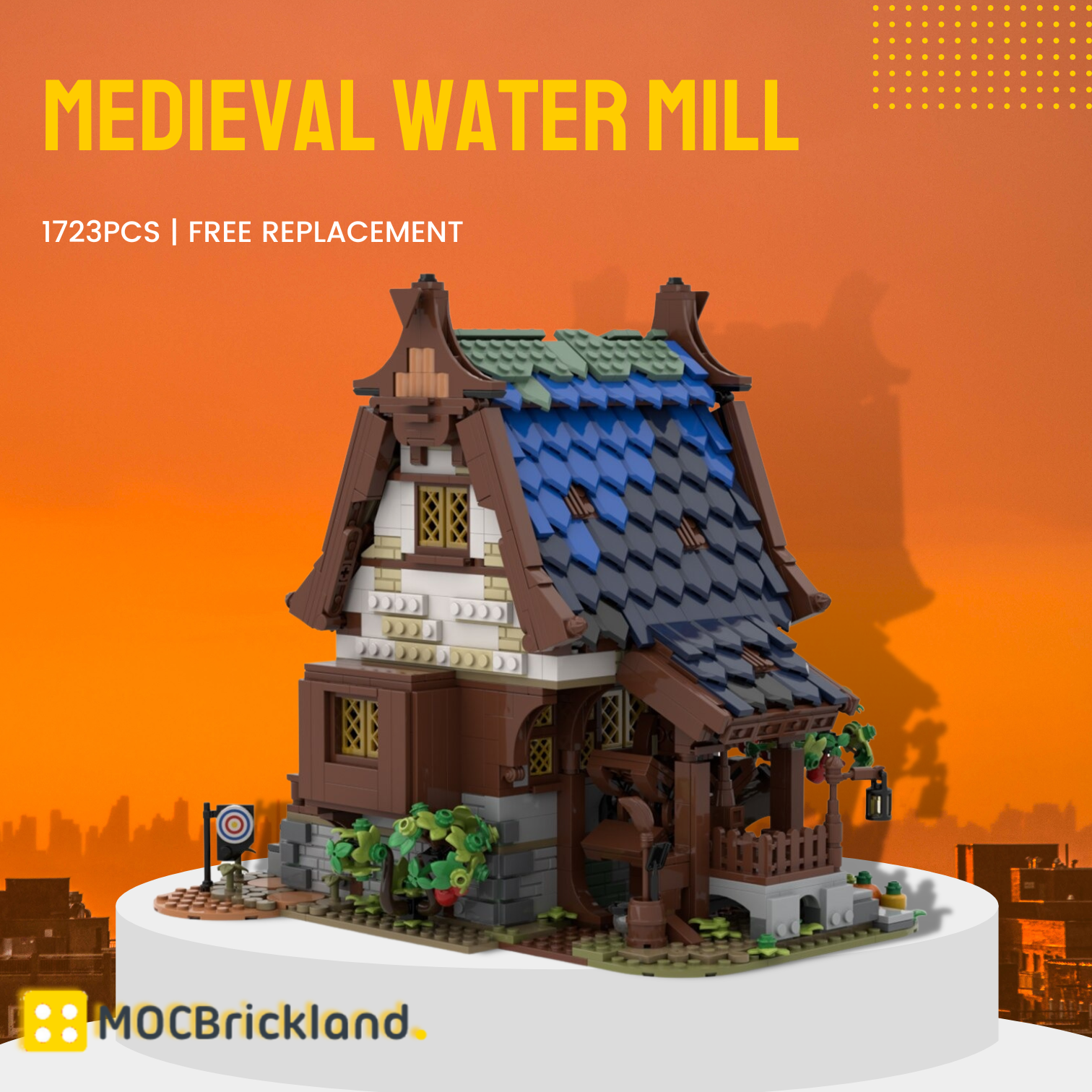 Medieval Water Mill Moc 82443
