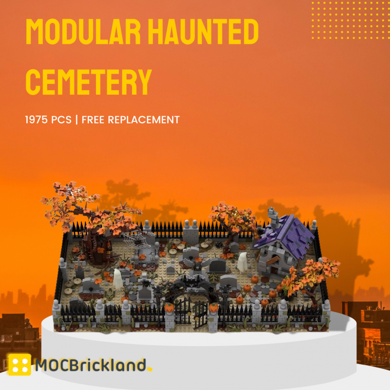 MOCBRICKLAND MOC-118821 Modular Haunted Cemetery