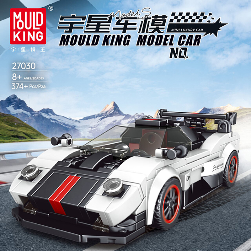 Mould King 27030 Technic No.wind Racers Car 3