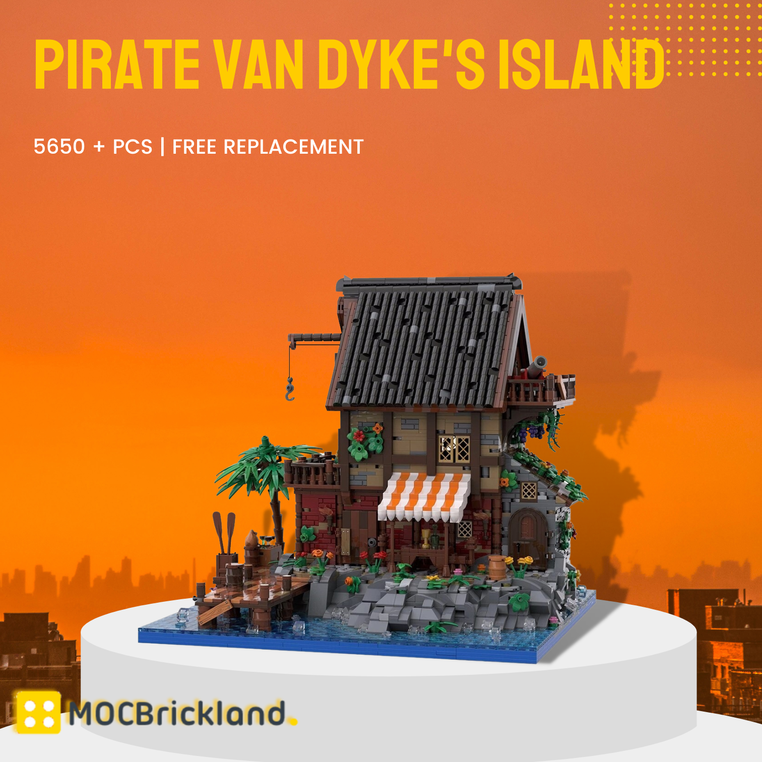 Pirate Van Dyke's Island (compact Version) Moc 128398
