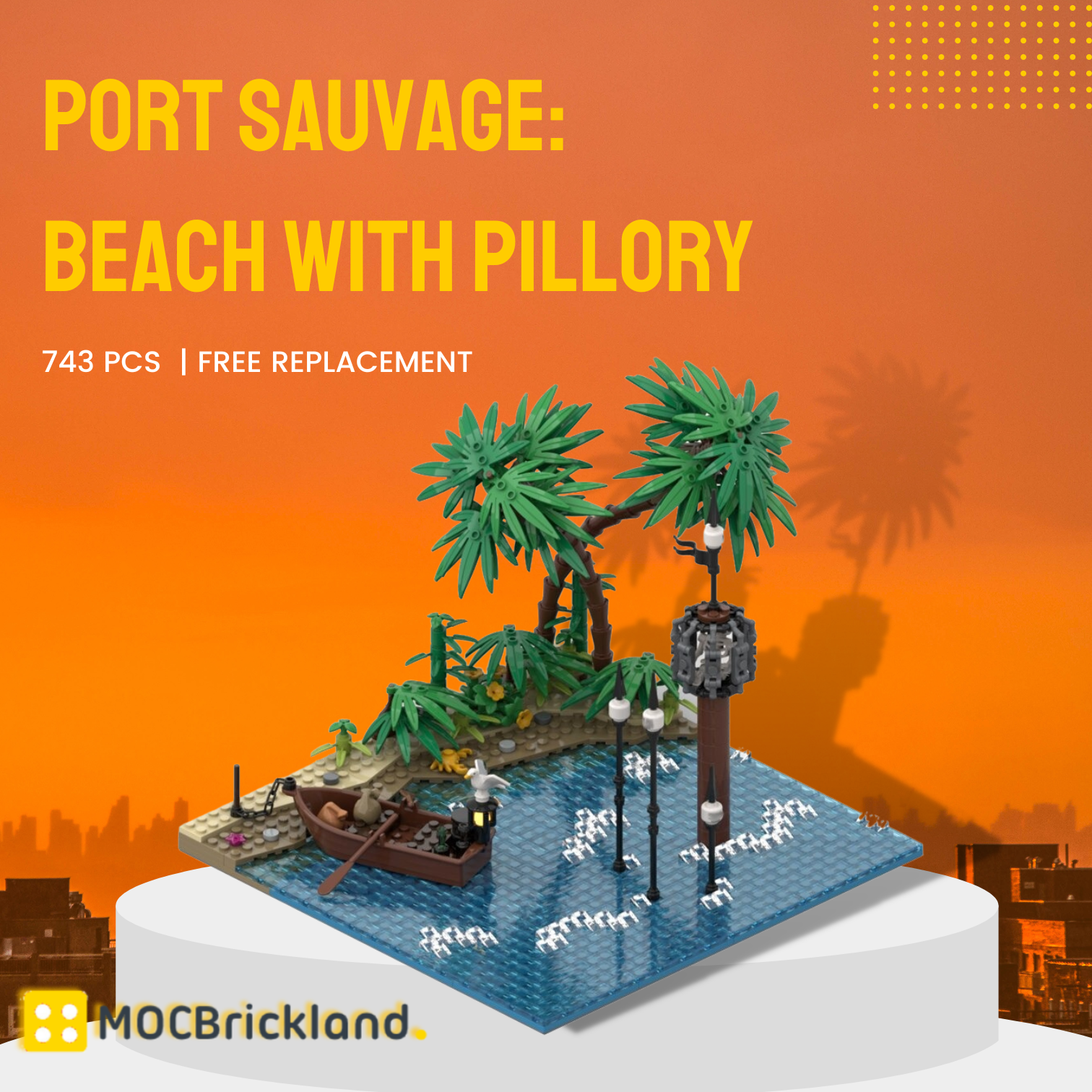 Port Sauvage Beach With Pillory Moc 116559