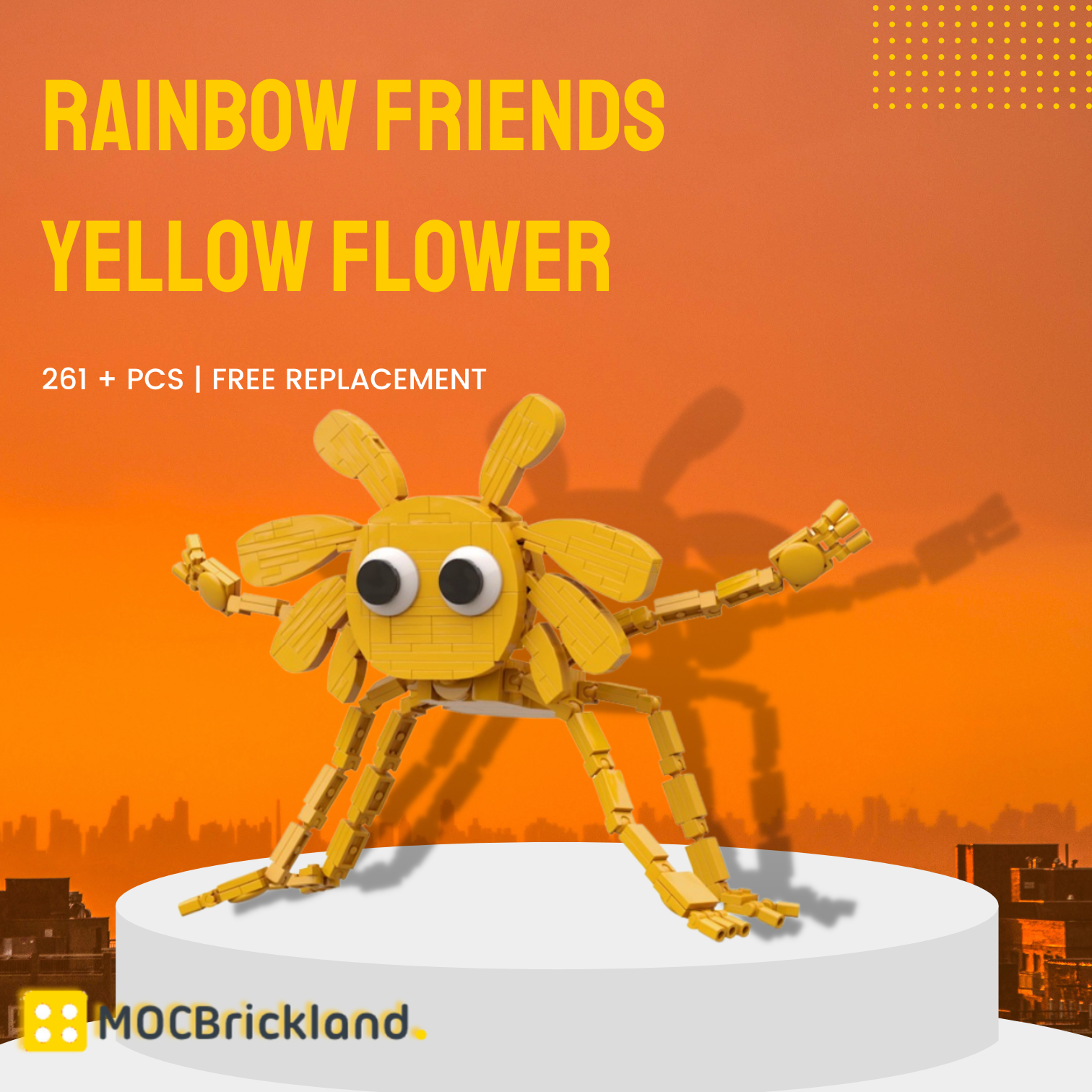 Rainbow Friends Yellow Flower Moc 89527 10