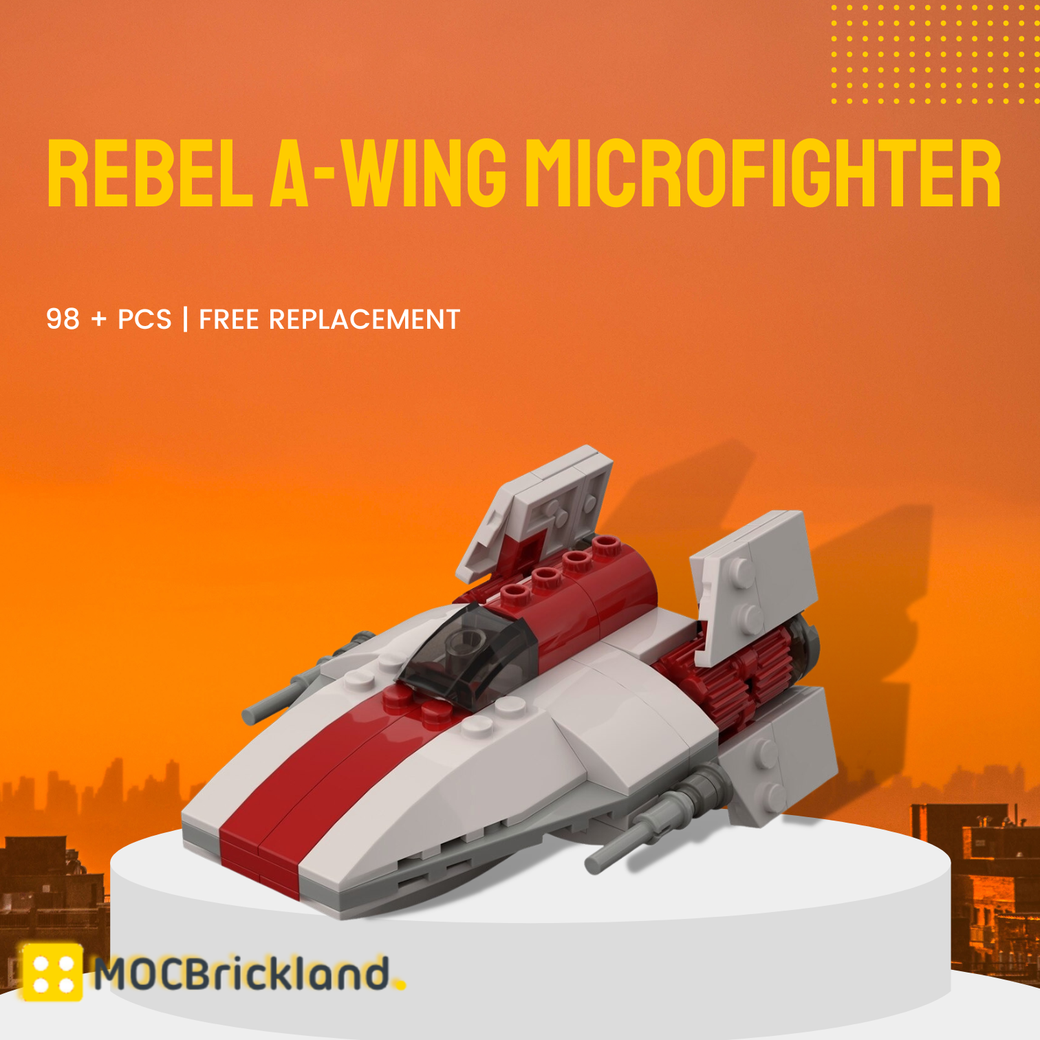 Rebel A Wing Microfighter Moc 79097