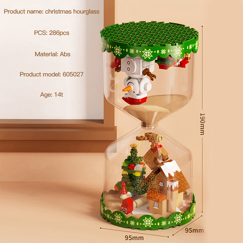 Sembo 605027 Creator Christmas Toys Christmas Hourglass 4