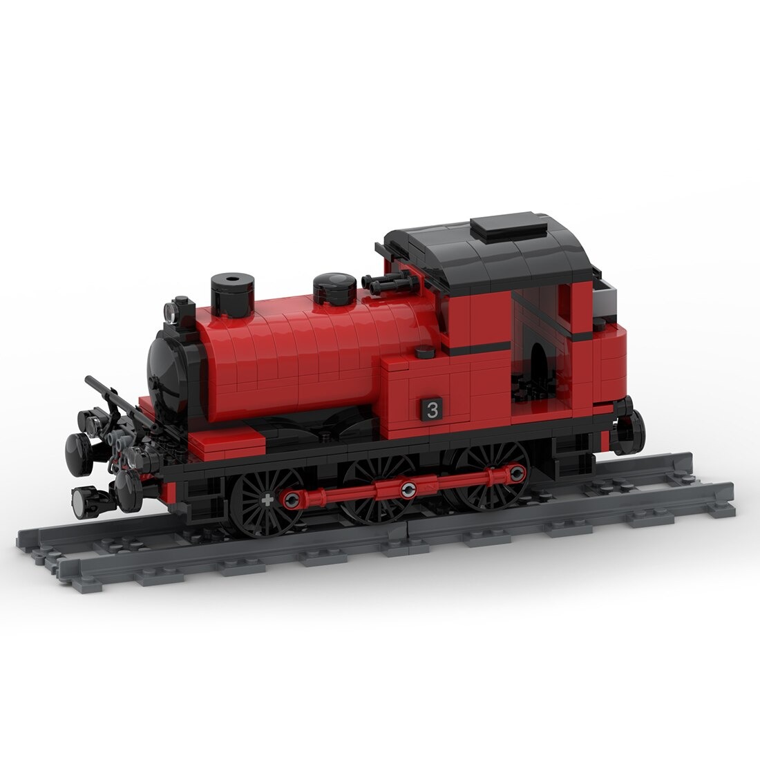 Saddle Tank Engine Train Moc 42439 6