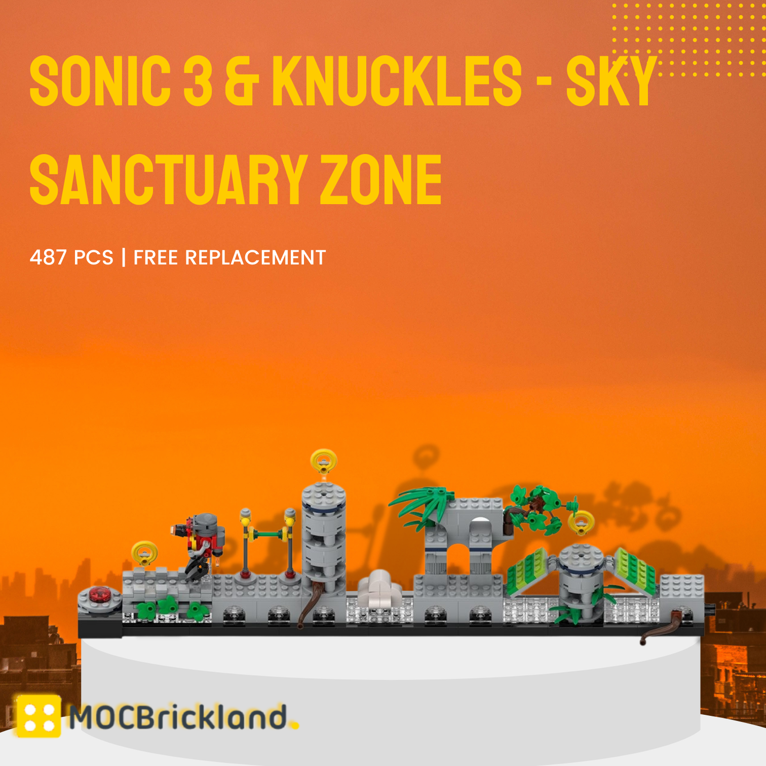 Sonic 3 & Knuckles Sky Sanctuary Zone Moc 114363