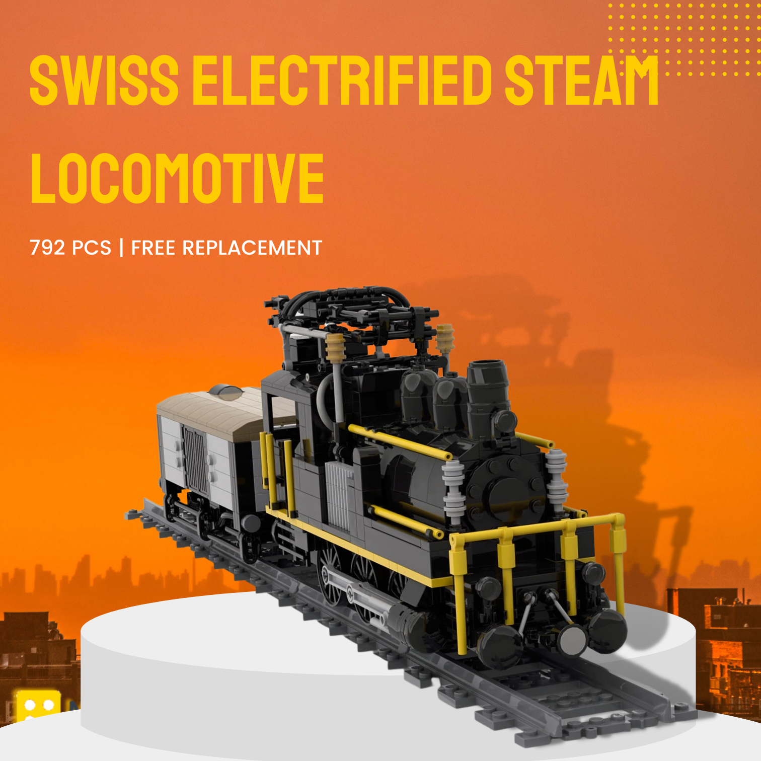 Swiss Electrified Steam Locomotive Moc 58561