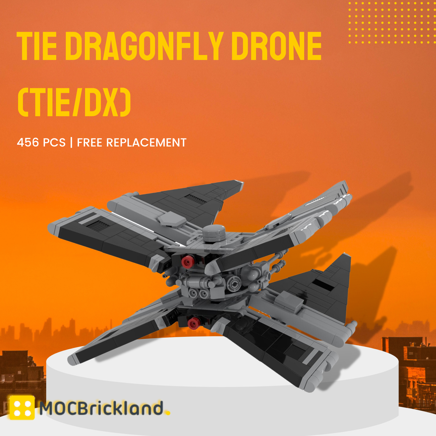 Tie Dragonfly Drone (tiedx) Moc 111378