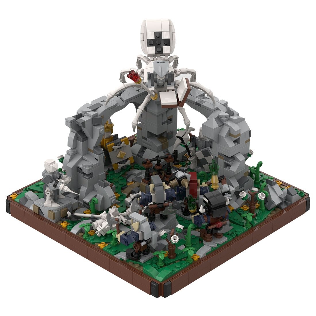 The Dwarfs Meet The Skeleton King Moc 112452 6