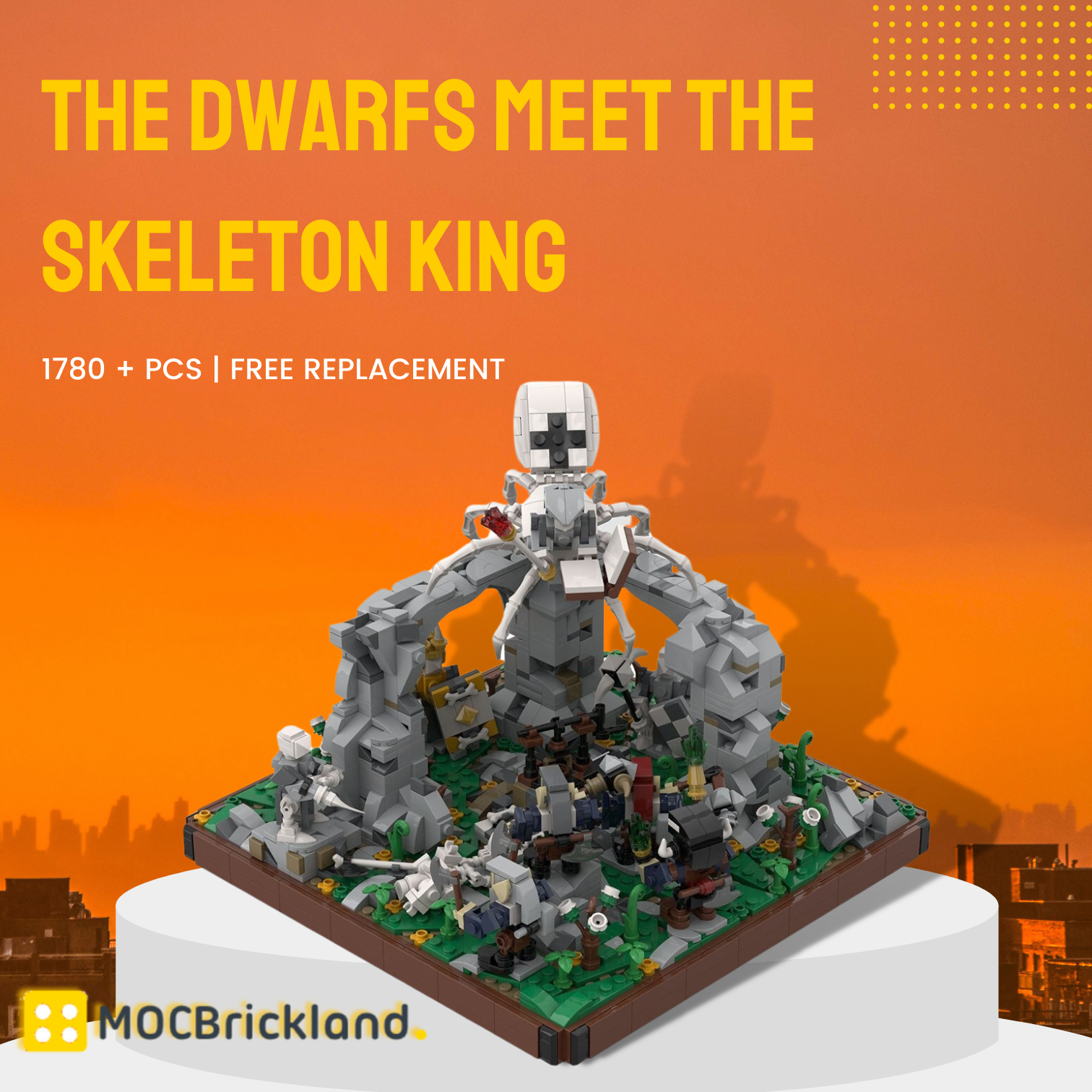 The Dwarfs Meet The Skeleton King Moc 112452