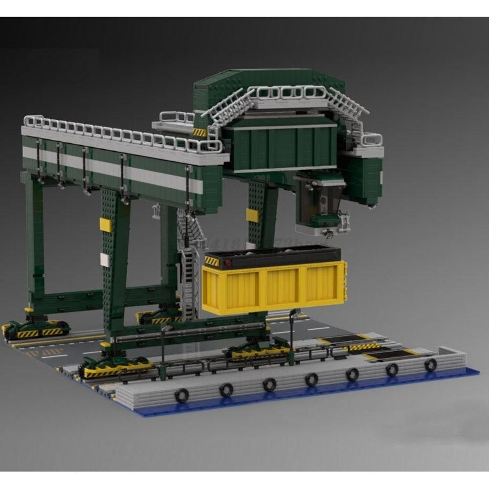 Train Container Crane Moc 72094 2