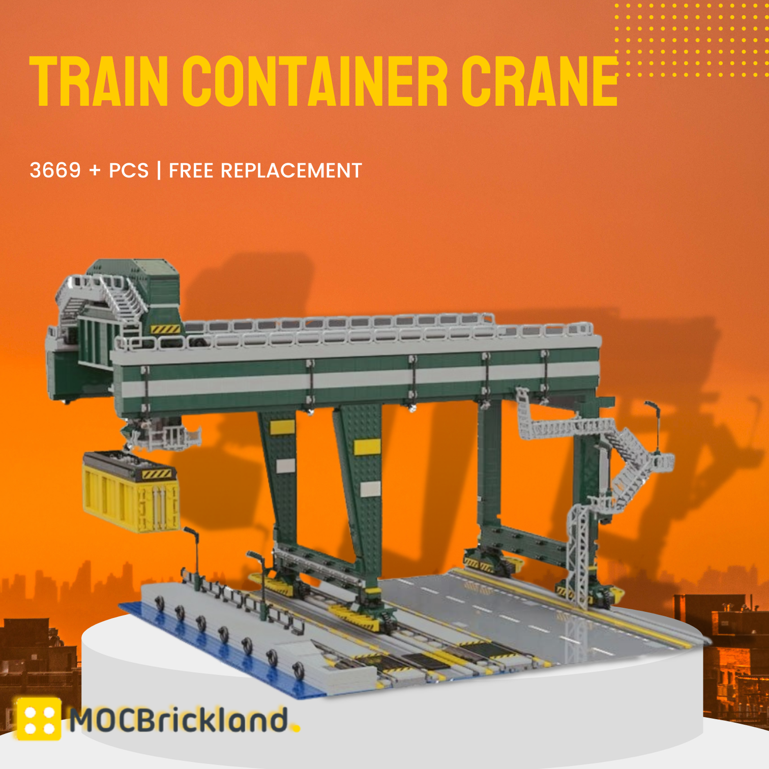 Train Container Crane Moc 72094