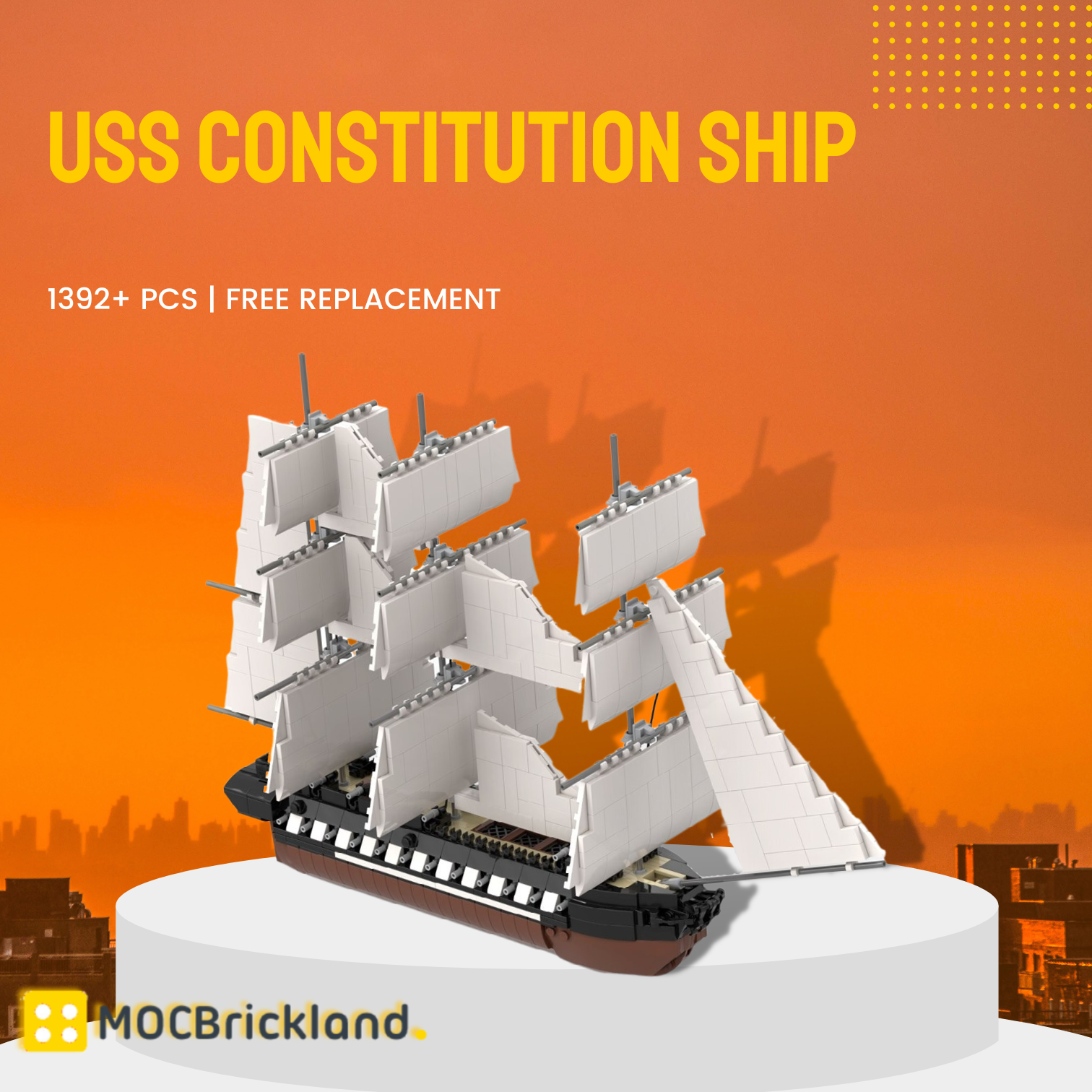 Uss Constitution Ship Moc 40456
