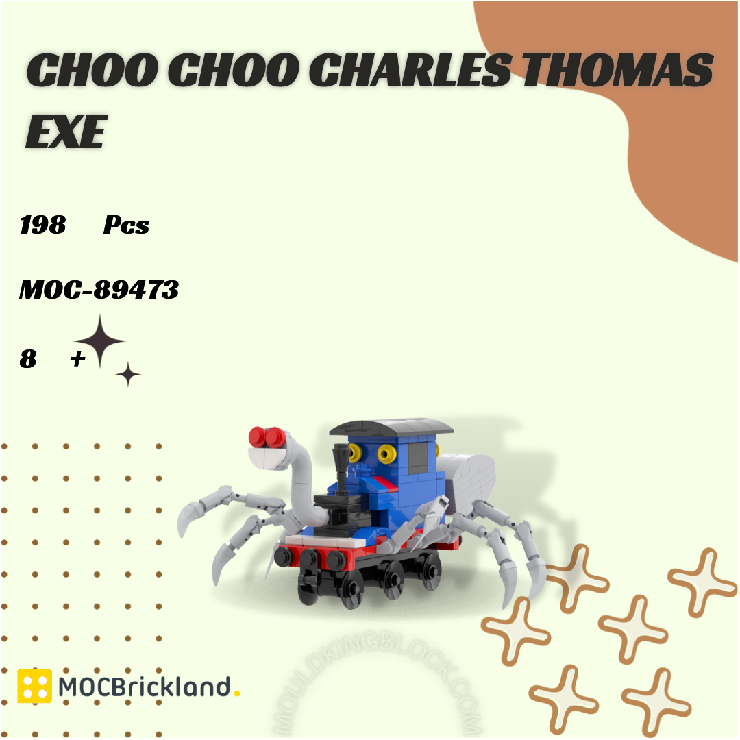 MOC Factory MOC-89380 Choo Choo Charles Green Thomas Movies and