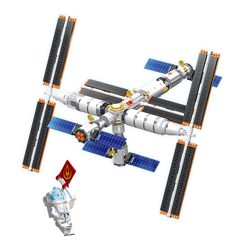 Jiestar 58006 Space Model Tiangong Space Station 4.jpg