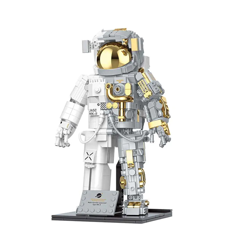 Jaki 9116 Creator Gold Version Space Astronaut Building Blocks 4.jpg