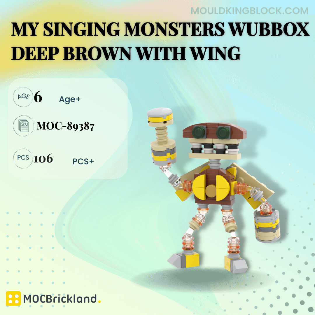 MOC Factory 89310 My Singing Monsters Wubbox Red
