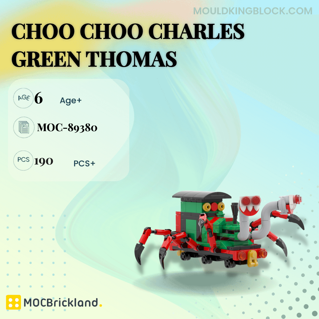 MOCBRICKLAND MOC-89400 Choo Choo Charles Transformer Charles