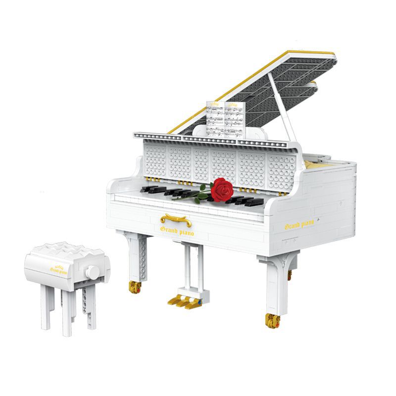 Happy Build Yc 21003 White Dreamer Piano With Motor 3.jpg
