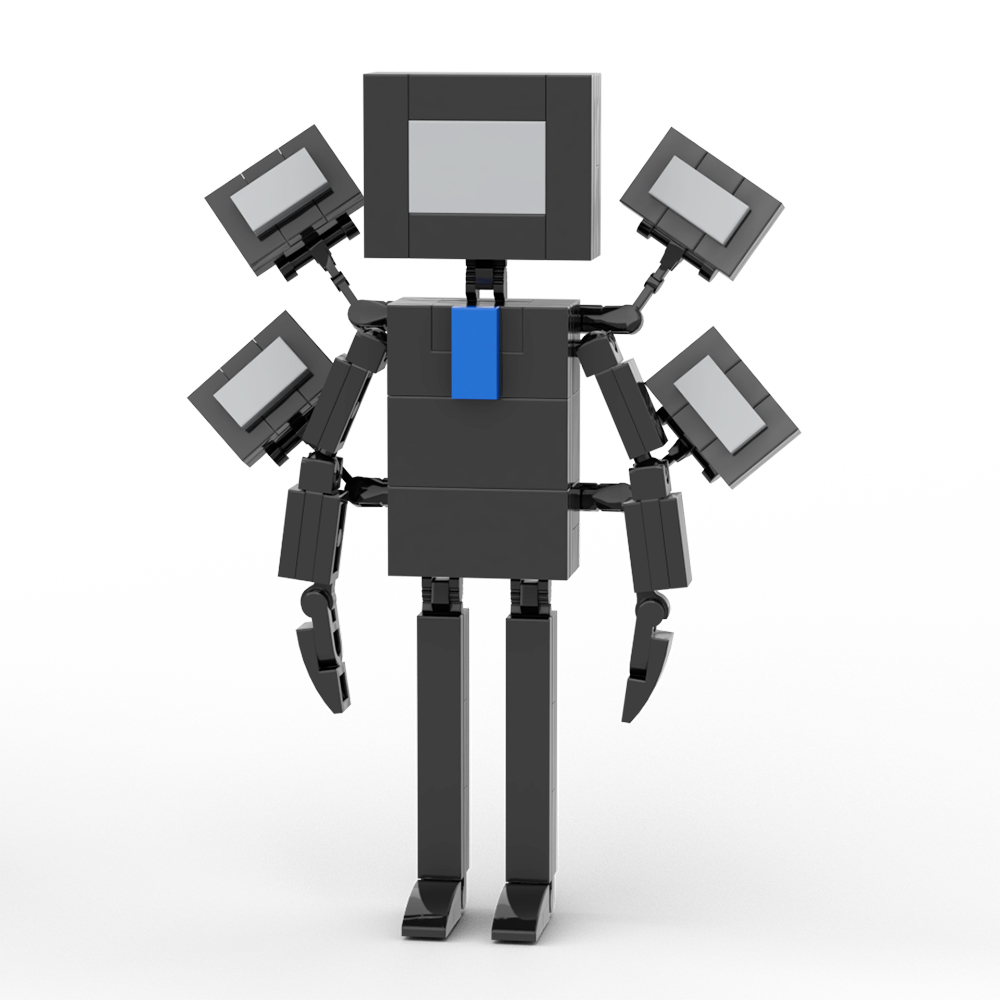 LEGO Skibidi Toilet TV Man Building Animation - Brickhubs