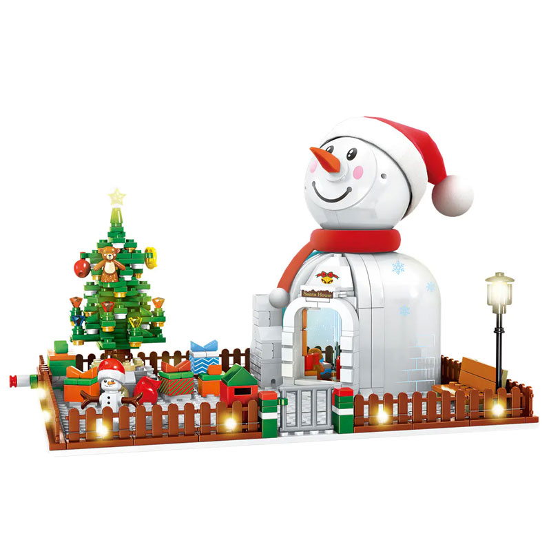 Sembo 601156 Christmas Snowman House 2.jpg