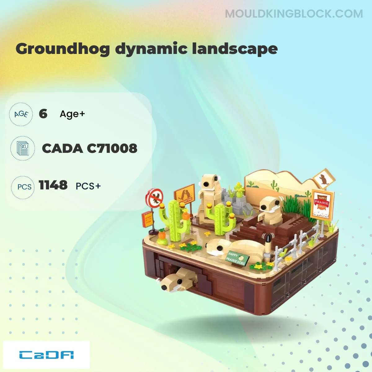 CADA C71008 Groundhog dynamic landscape Building Block
