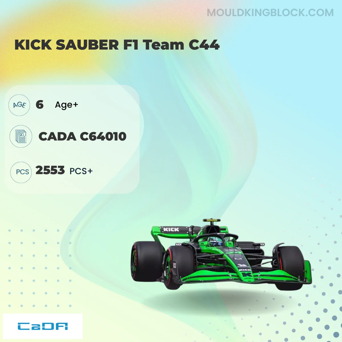 CADA C64010 KICK SAUBER F1 Team C44 Building Block