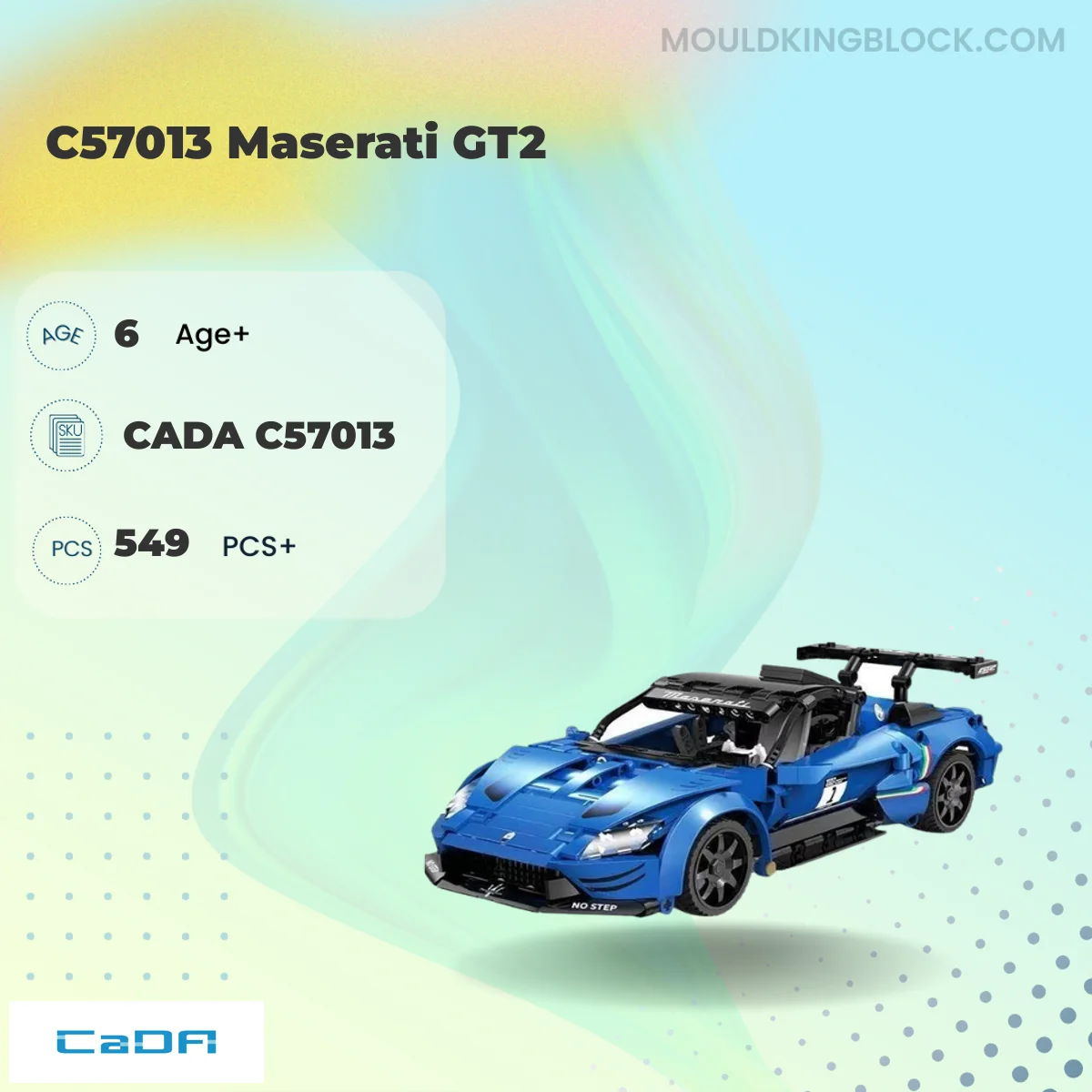 CADA C57013 C57013 Maserati GT2 Building Block